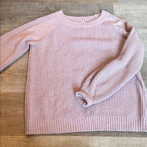 Pink Clover Light Pink Crew Neck Sweater